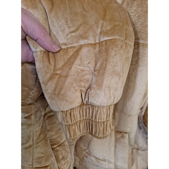 Lou & Grey Gold Quilted Insulated Jacket Size Large - Picture 8 of 9